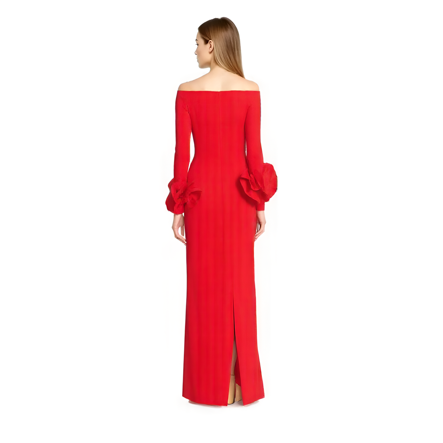 Talia Puff-cuff Maxi Dress