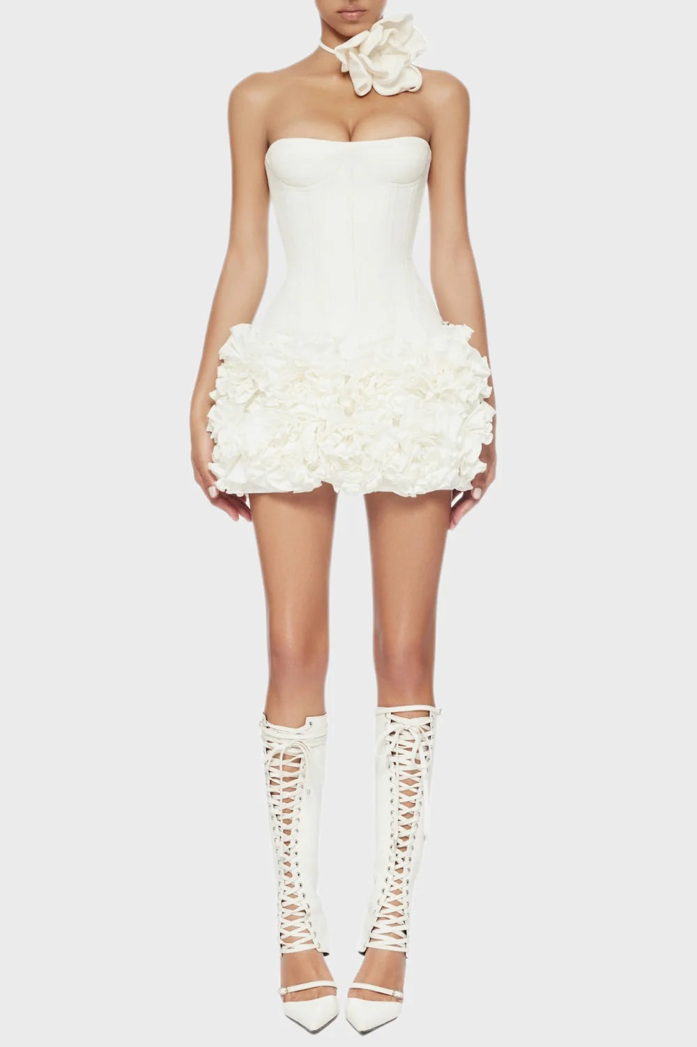 White Rosa Dress