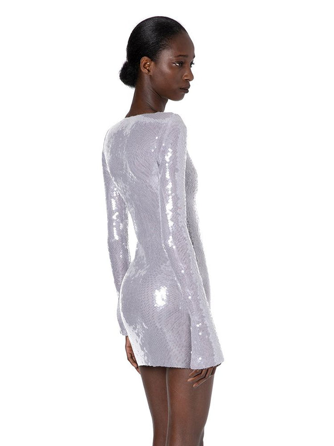 Solaria Mini Ice Lavender Sequin Dress